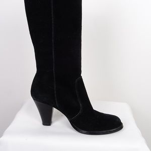 Alfani Women's Size 8 M Black leather/suede Tall